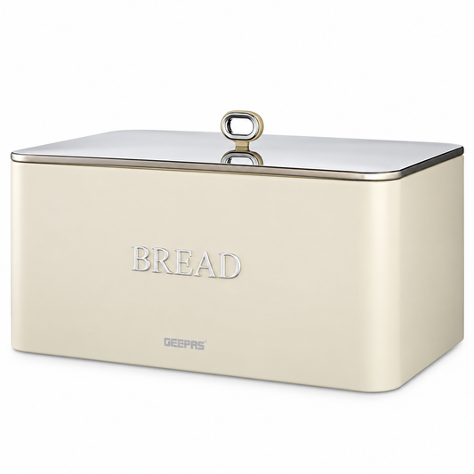 GEEPAS Retrovive 13L Bread Bin GCS63081UK-CR (Cream)