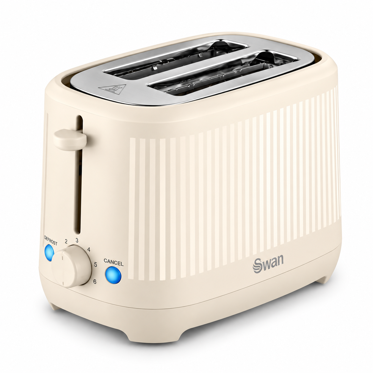 Swan Linea Electric Kettle & 2 Slice Toaster Kitchen Set (Chantilly Cream)