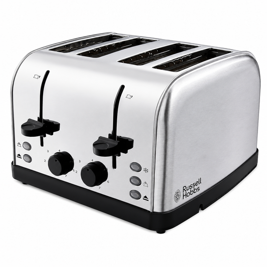 Russell Hobbs Russell Hobbs Futura 4 Slice Toaster 18790 Silver (Stainless Steel)