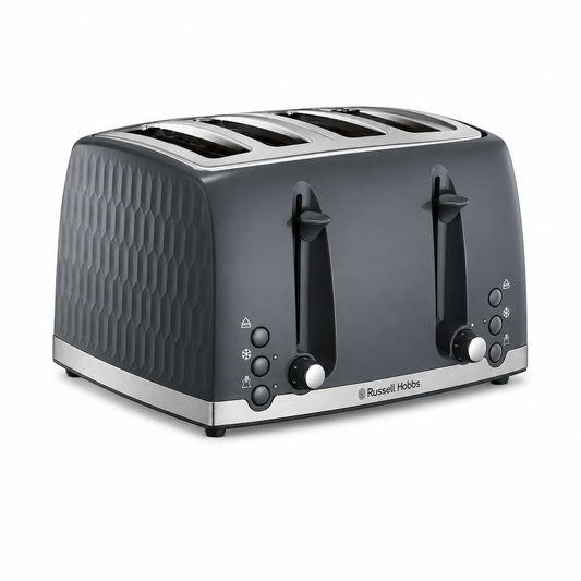 Russell Hobbs Russell Hobbs Honeycomb 4 Slice Toaster 26073 (Grey)