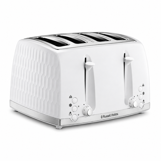 Russell Hobbs Russell Hobbs Honeycomb 4 Slice Toaster 26070 (White)