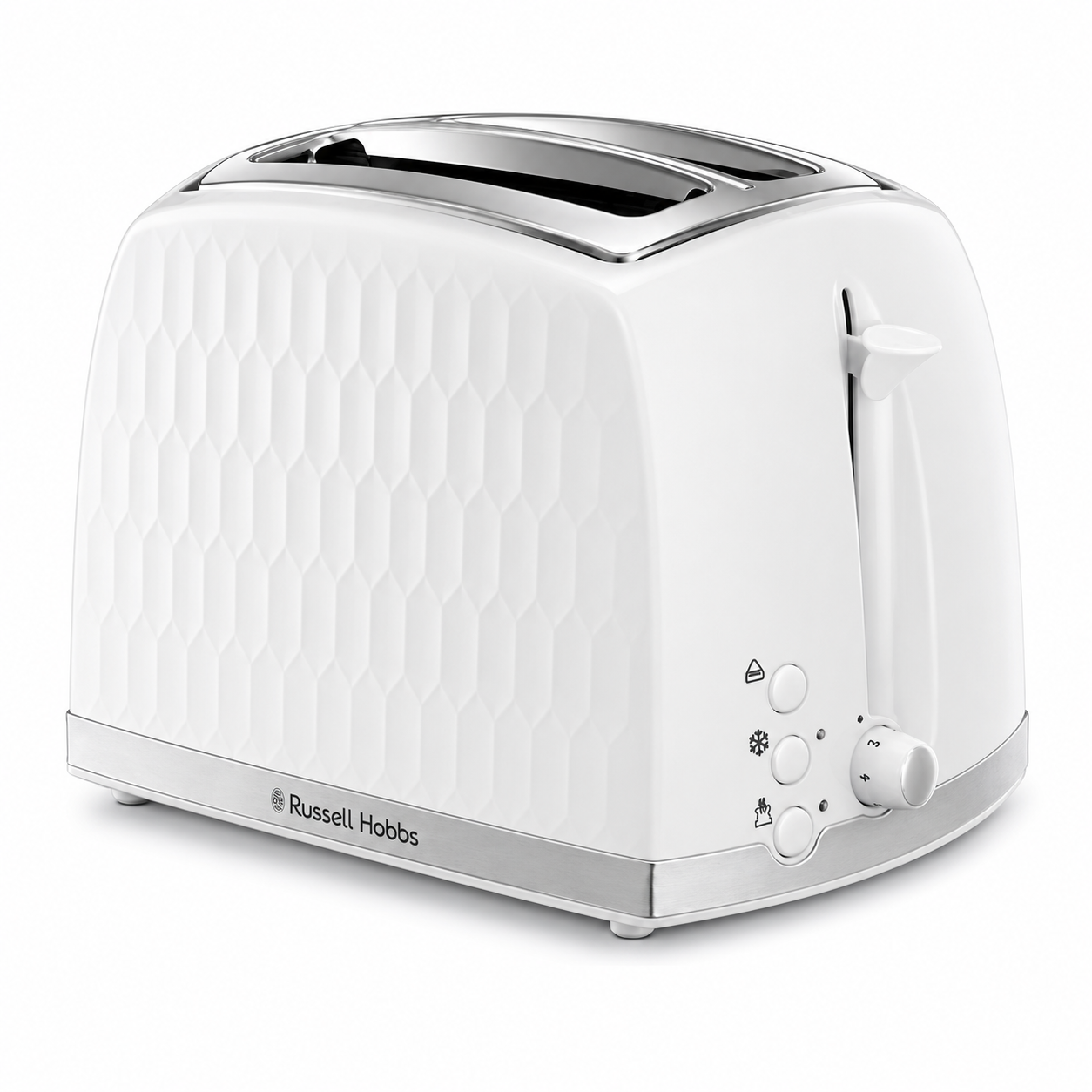 Russell Hobbs Russell Hobbs Honeycomb 2 Slice Toaster 26060 (White)