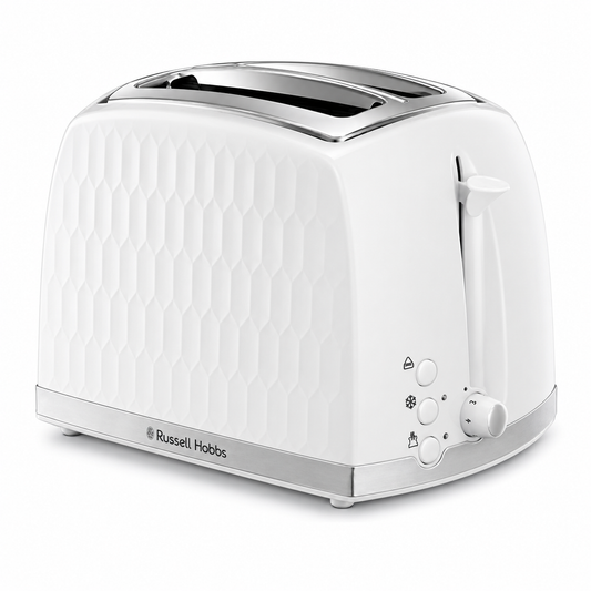 Russell Hobbs Russell Hobbs Honeycomb 2 Slice Toaster 26060 (White)