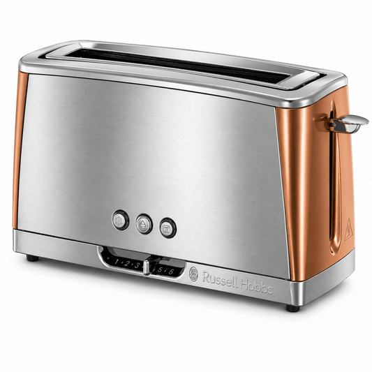 Russell Hobbs Russell Hobbs Luna 2 Long Slice Toaster 24310 (Copper Accents)
