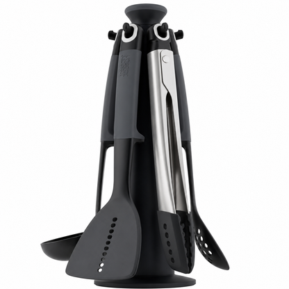 Joseph Joseph Joseph Joseph Elevate Kitchen Tools & Gadgets Carousel 6-Piece Utensil Set 10151 (Grey)
