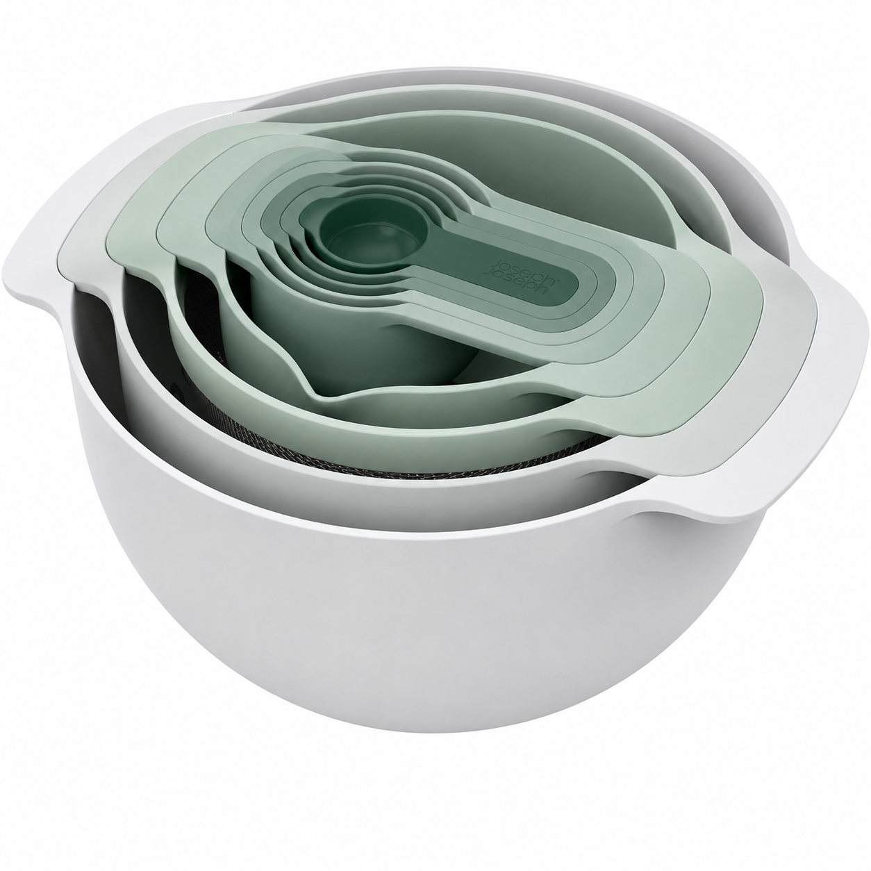 Joseph Joseph Nest 9 Plus 9-Piece Food Preparation Set 40112 (Sage Green)