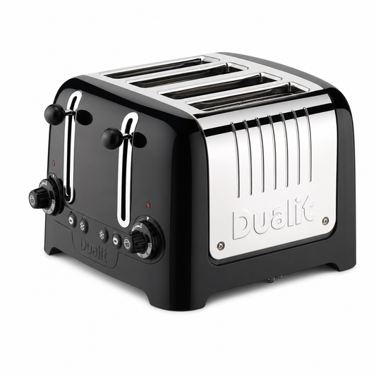 Dualit Lite 4 Slice Toaster 46205 (Black Trim)