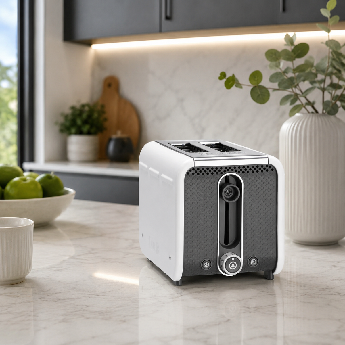 Dualit Dualit Studio 2 Slice Toaster 26412 (White/Grey)
