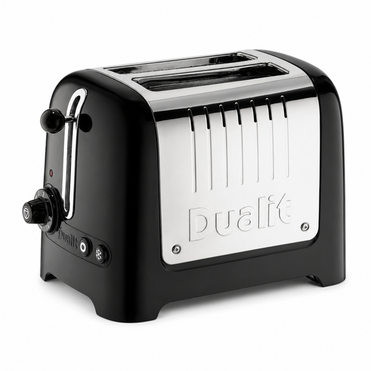 Dualit Lite 2 Slice Toaster 26205 (Black Trim) Toasters