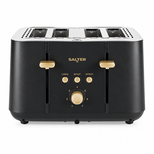 Salter Alchemy 4 Slice Toaster EK5565BG (Black & Gold)