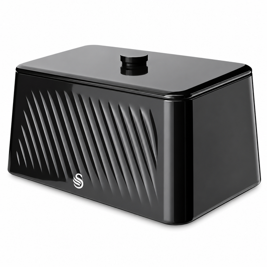 Swan Swan Windsor Bread Bin SWKA18539BLK (Black)