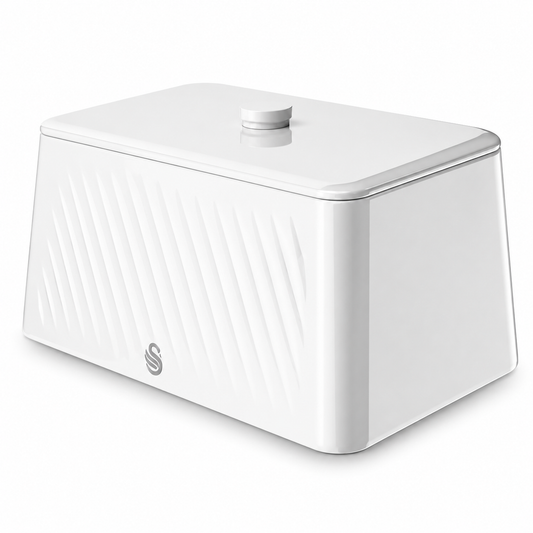 Swan Swan Windsor Bread Bin SWKA18539WHT (White)