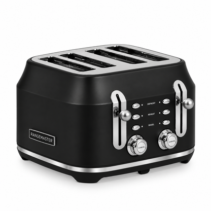 Rangemaster Classic 4 Slice Toaster RMCL4S304BK (Matt Black)