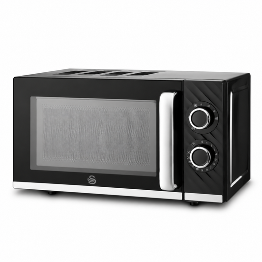 Swan Swan Windsor 20 Litre 800W Manual Microwave SM4424BLK (Black)