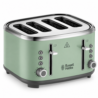 Russell Hobbs Russell Hobbs Stylevia 4 Slice Toaster 26294 (Sage Green)