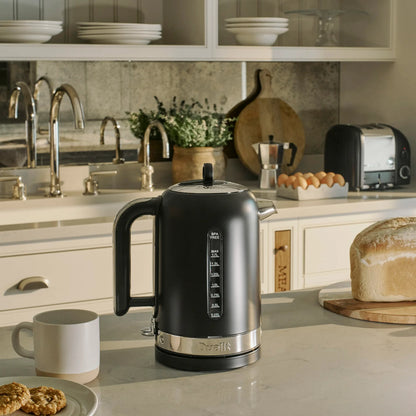 Dualit Classic Kettle & 2 Slice Vario AWS Toaster Kitchen Set (Matte Black)