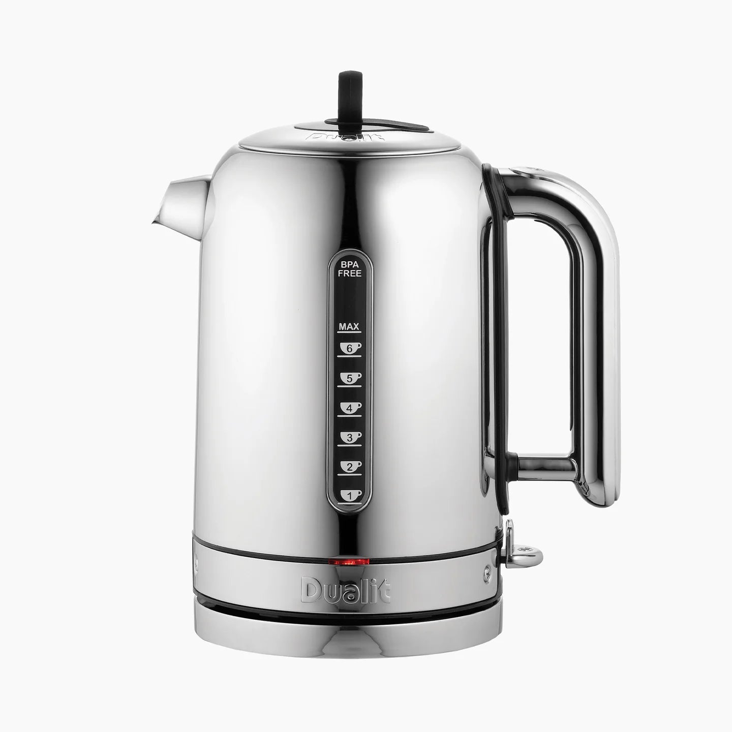 Dualit Classic Silver Kettle & Sandstone 4 Slice Vario AWS Toaster Kitchen Set
