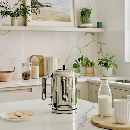 Dualit Classic Kettle & 2 Slice Vario AWS Toaster Kitchen Set (Stainless Steel)