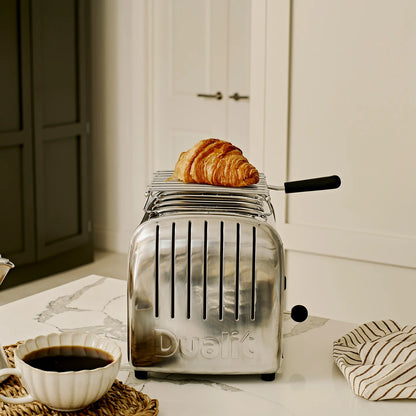 Dualit Classic Kettle & 4 Slice AWS Toaster Kitchen Set Silver (Stainless Steel).