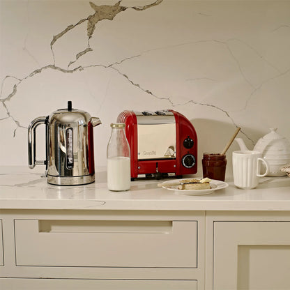 Dualit Classic Kettle & 2 Slice Vario AWS Toaster Kitchen Set (Red)