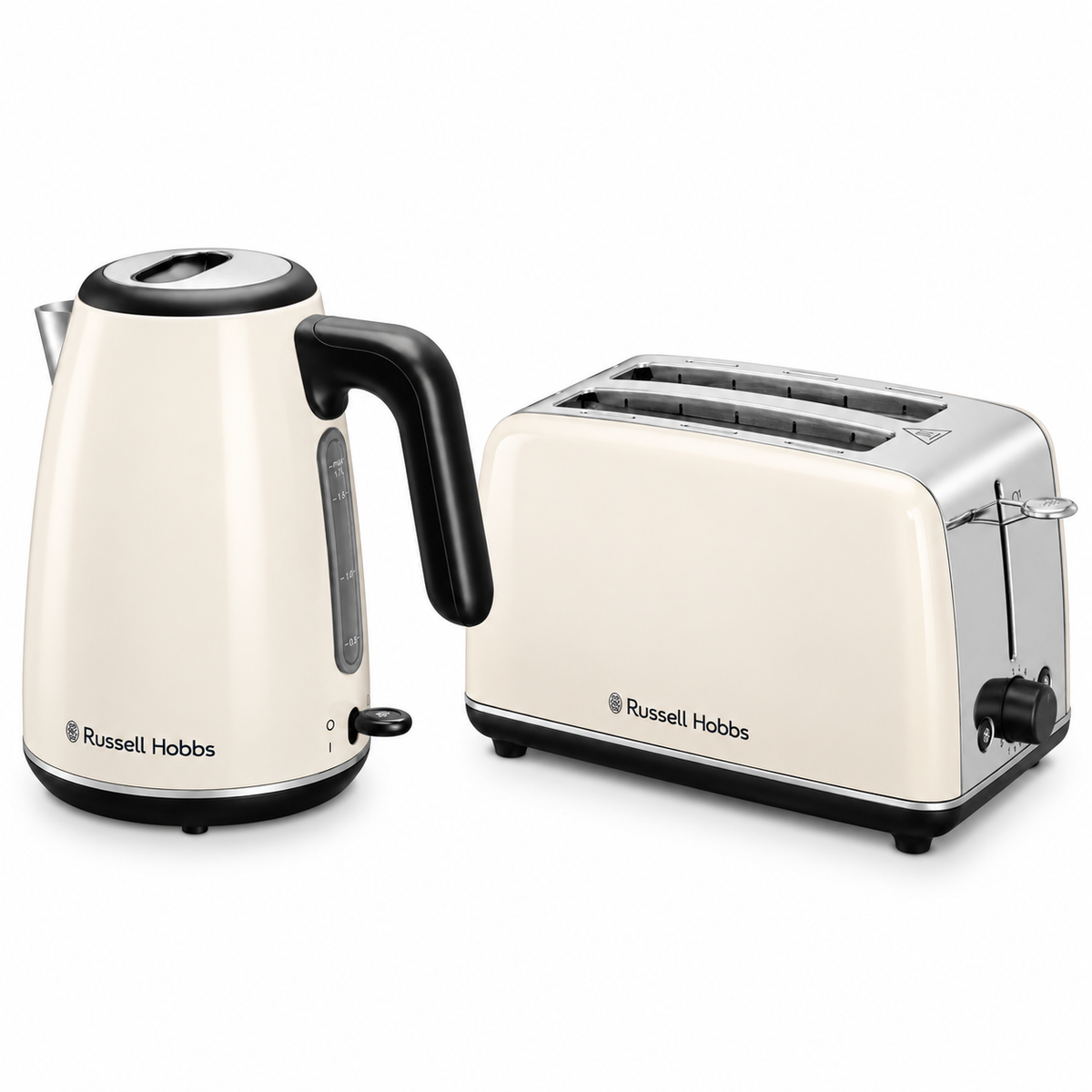 Russell Hobbs Russell Hobbs Everyday Kettle & 2 Slice Toaster Kitchen Set 28832 28862 (Jasmine)