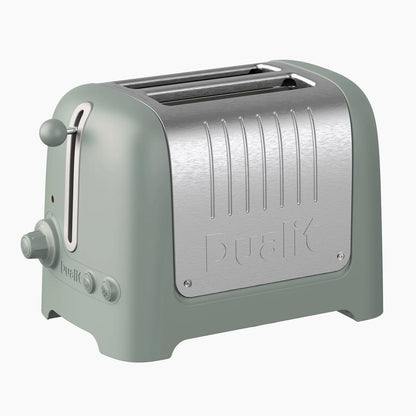 Dualit Lite Jug Kettle & 2 Slice Toaster Kitchen Set (Sage)
