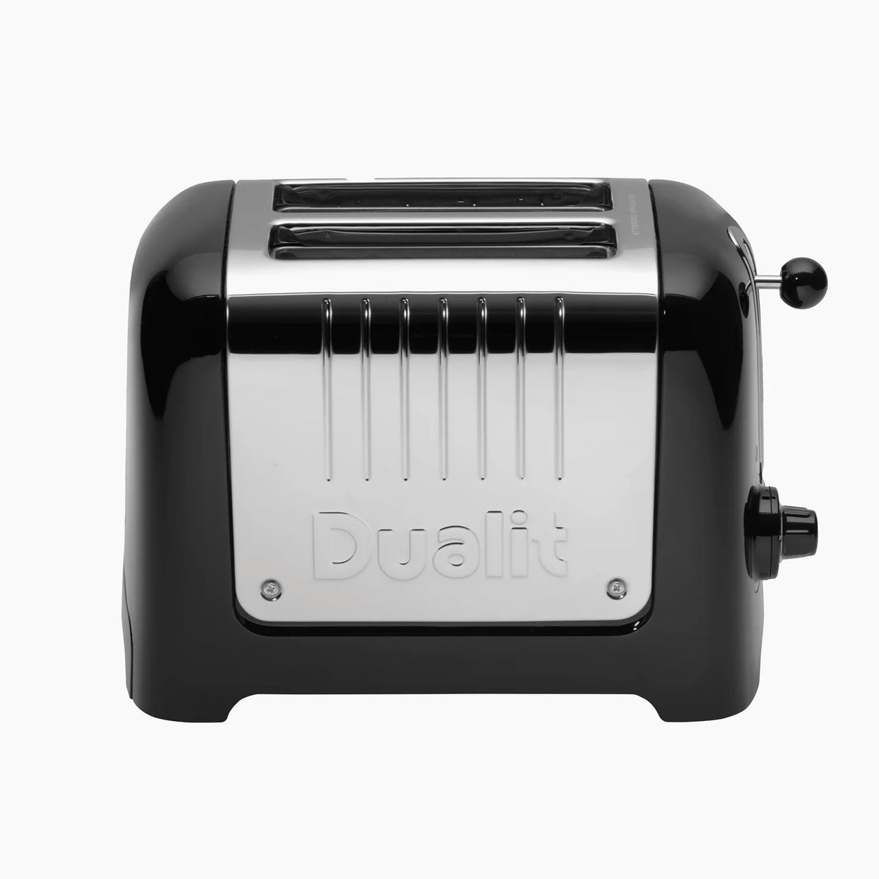 Dualit Lite Large 2L Dome Kettle & 2 Slice Toaster Kitchen Set (Black)