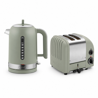 Dualit Dualit Classic Kettle & 2 Slice Vario AWS Toaster Kitchen Set (Sage)