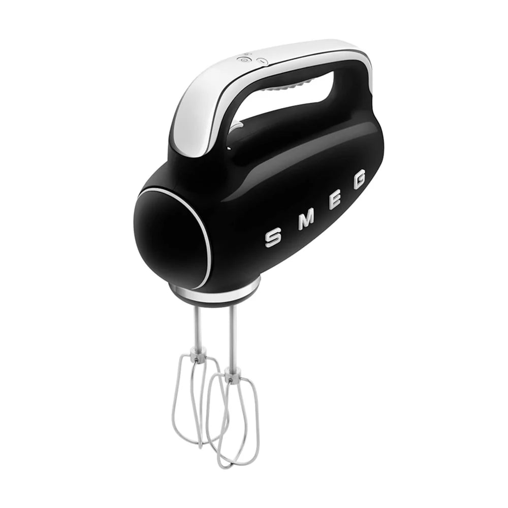 SMEG Hand Mixer Turbo Function LED Display HMF01BLUK (Black)