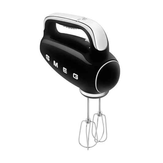 SMEG Black Hand Mixer Turbo Function LED Display HMF01BLUK