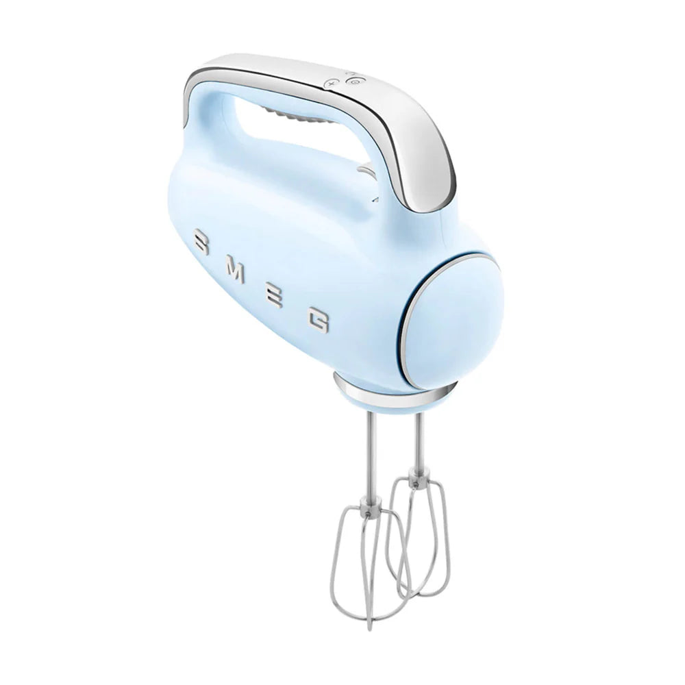 SMEG Hand Mixer Turbo LED Display HMF01PBUK - Pastel Blue