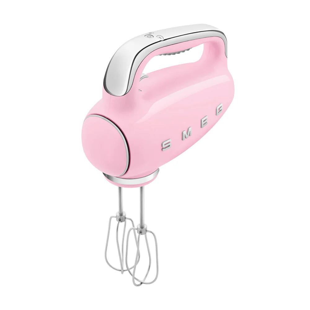 SMEG Hand Mixer Turbo LED Display HMF01PKUK - Pink