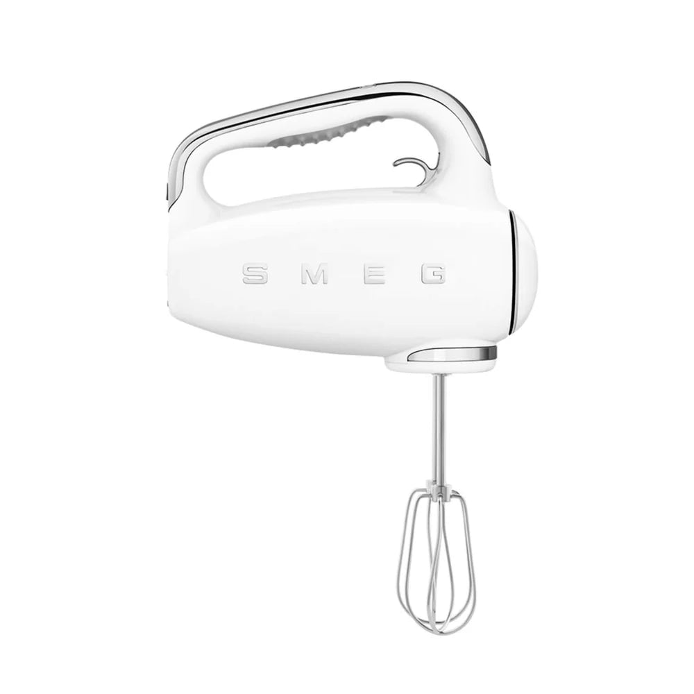 SMEG Hand Mixer Turbo Function LED Display HMF01WHUK - White