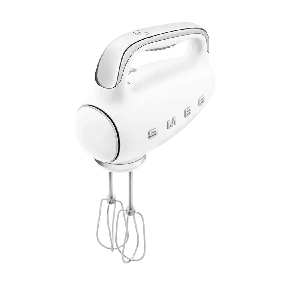 SMEG Hand Mixer Turbo Function LED Display HMF01WHUK - White