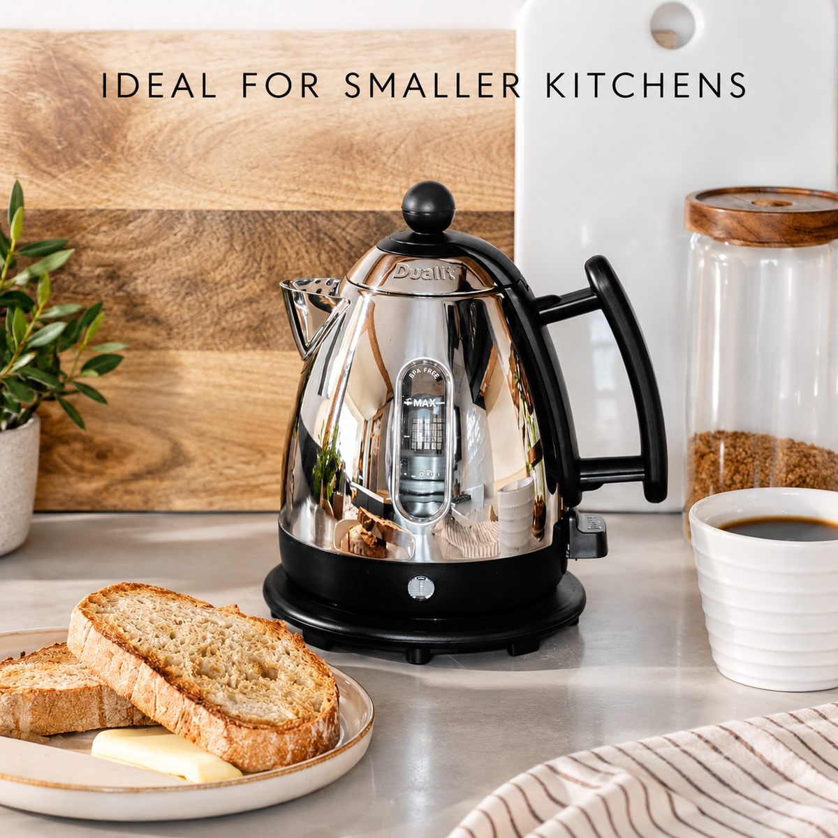 Dualit Dualit Lite Mini 1L Jug Kettle 72200 (Black)