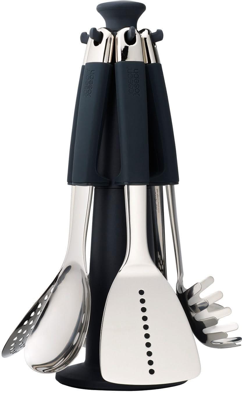 Joseph Joseph Elevate Stainless Steel Kitchen Tools 6-Piece Utensil Set 95029 - Vibe Home