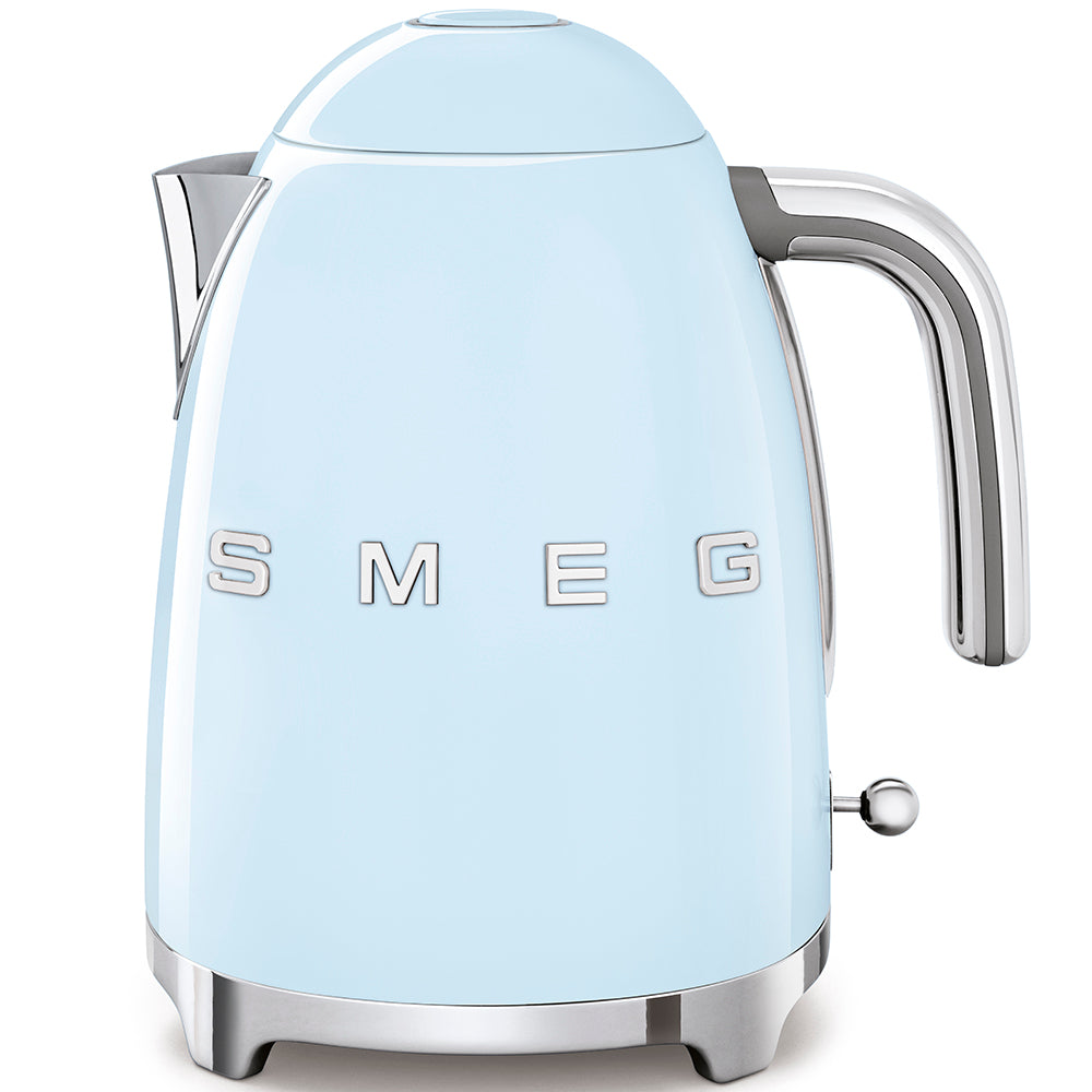 SMEG Retro Kettle & 2 Slice Toaster Kitchen Set (Pastel Blue)