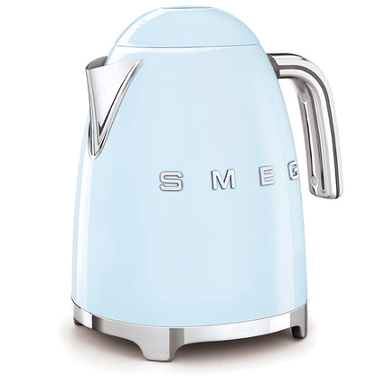 SMEG Retro Kettle & 2 Slice Toaster Kitchen Set (Pastel Blue)