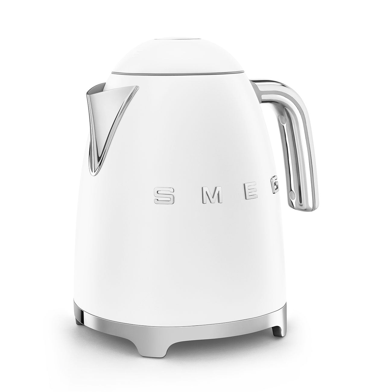 SMEG Retro Kettle & 2 Slice Toaster Kitchen Matching Set (Matte White)