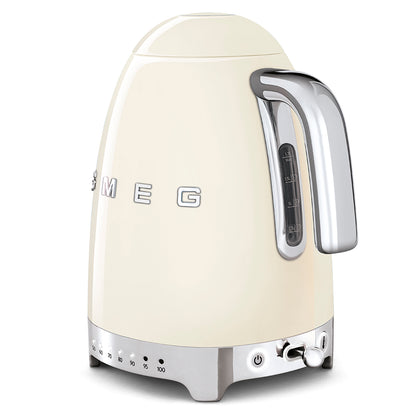 SMEG Retro Kettle Temperature Controlled KLF04CRUK (Cream)