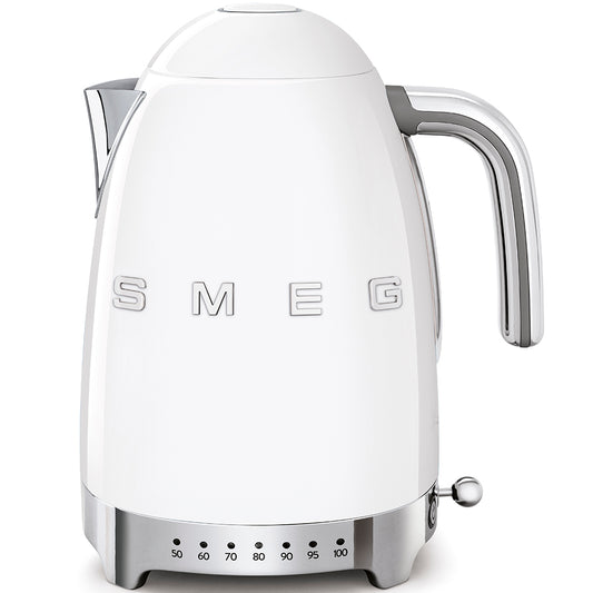 SMEG White Kettle Temperature Control Keep Warm KLF04WHUK