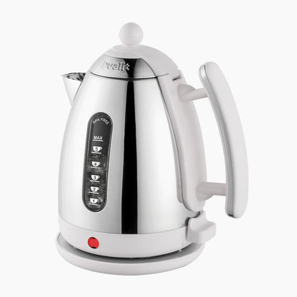 Dualit Lite Jug Kettle & 2 Slice Toaster Kitchen Set (White).