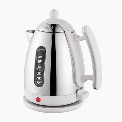 Dualit Lite Jug Kettle & 4 Slice Toaster Kitchen Set (White)