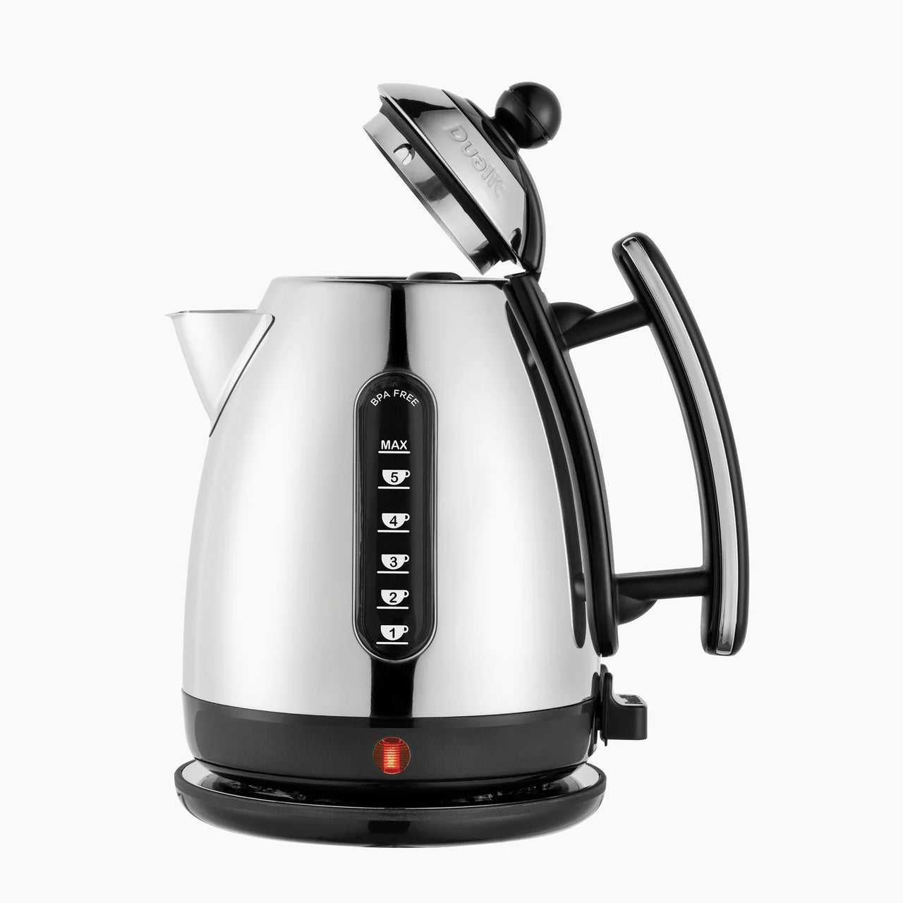 Dualit Lite Jug Kettle & 2 Slice Long-Slot Toaster Kitchen Set (Black)