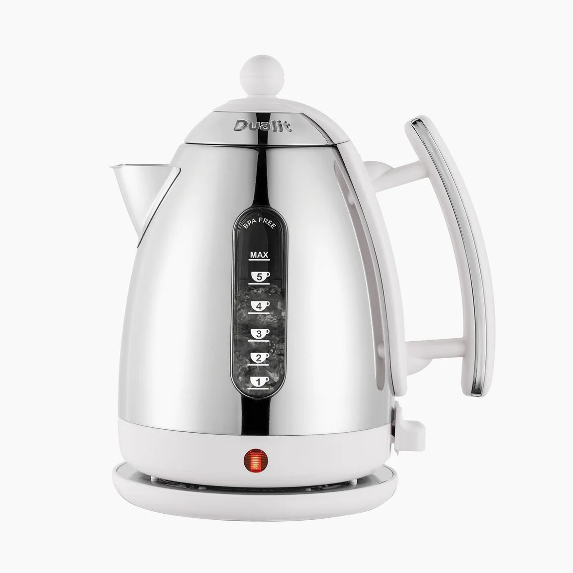 Dualit Lite Jug Kettle & 4 Slice Toaster Kitchen Set (White)