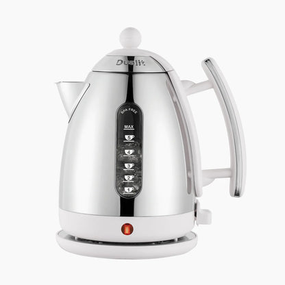 Dualit Lite Jug Kettle & 4 Slice Toaster Kitchen Set (White)