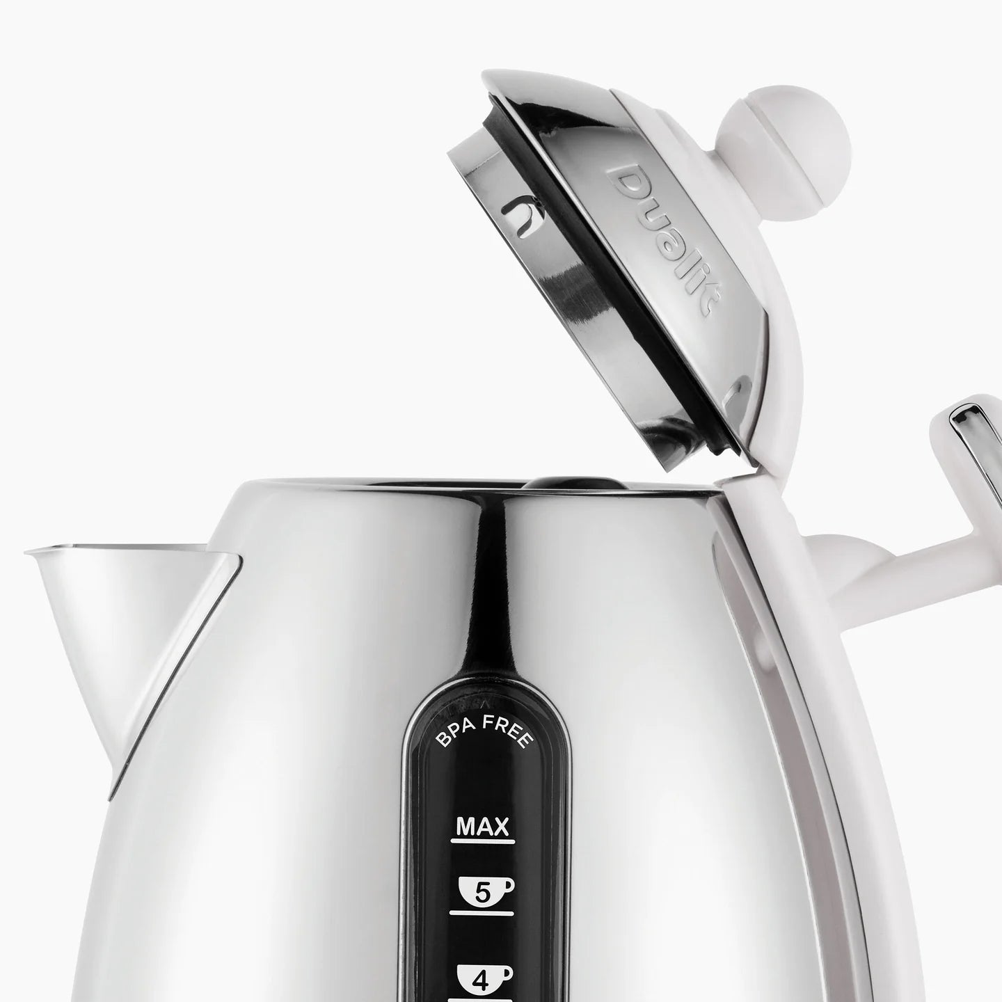 Dualit Lite Jug Kettle & 2 Slice Toaster Kitchen Set (White).