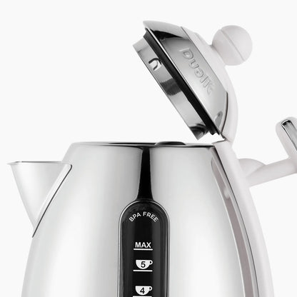 Dualit Lite Jug Kettle & 2 Slice Toaster Kitchen Set (White).