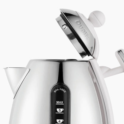 Dualit Lite Jug Kettle & 4 Slice Toaster Kitchen Set (White)