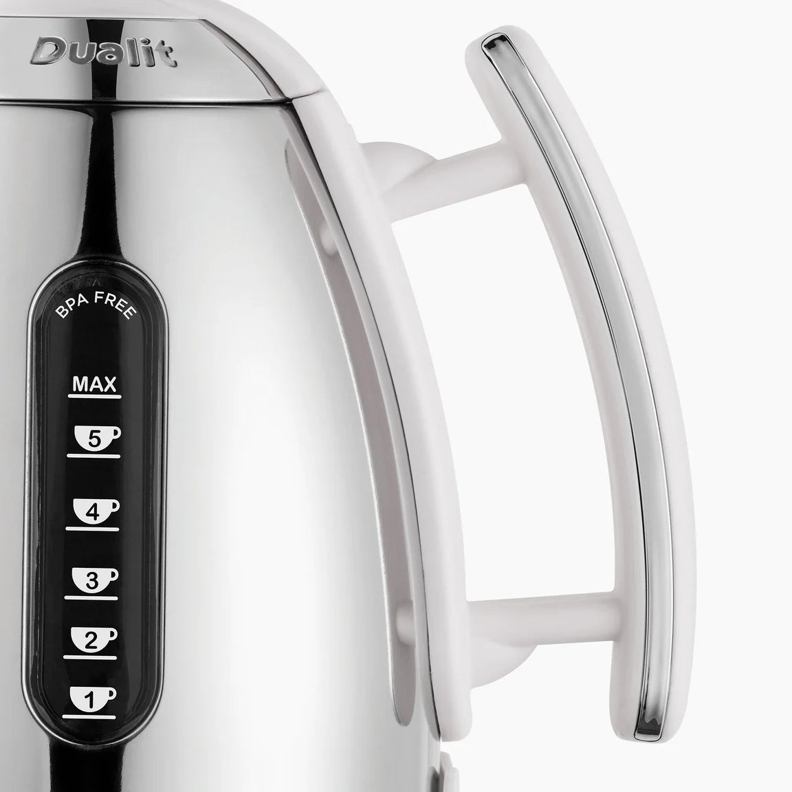 Dualit Lite Jug Kettle & 4 Slice Toaster Kitchen Set (White)